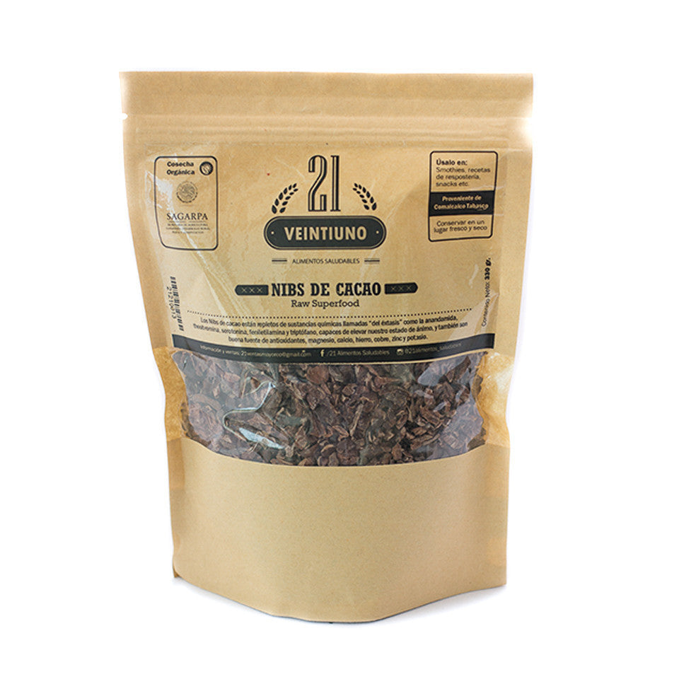 Cacao Nibs Raw Organico 330g